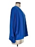 VICI Blue 3/4 Sleeve Blouse Size M - photo 4