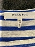 FRAME 100% Linen Blue Short Sleeve Top Size XL - photo 6