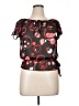 Unbranded Black Short Sleeve Blouse Size 1X (estimated) - photo 1