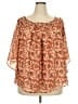 Shyanne Orange 3/4 Sleeve Blouse Size XXXL - photo 1