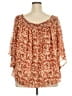 Shyanne Orange 3/4 Sleeve Blouse Size XXXL - photo 2