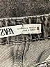 Zara 100% Cotton Chevron-herringbone Gray Jeans Size 6 - photo 7