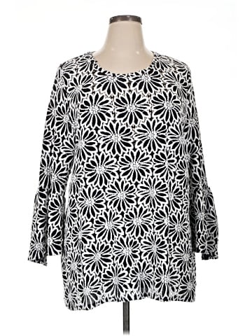 Erin London 3/4 Sleeve Blouse (view 1)