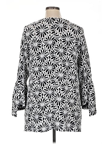 Erin London 3/4 Sleeve Blouse (view 2)