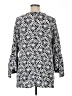 Erin London Black 3/4 Sleeve Blouse Size XL - photo 2