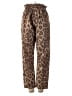 Assorted Brands Animal Print Brown Casual Pants Size S - photo 2