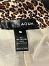 Aqua 100% Polyester Animal Print Brown Casual Skirt Size XS - photo 4