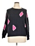 Nic + Zoe Hearts Gray Pullover Sweater Size XL - photo 1