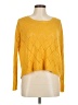 Cecico 100% Acrylic Chevron-herringbone Yellow Pullover Sweater Size M - photo 1