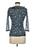 Chaps Blue 3/4 Sleeve Blouse Size S - photo 2