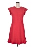 Express Solid Red Casual Dress Size M - photo 1