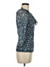 Chaps Blue 3/4 Sleeve Blouse Size S - photo 4