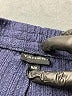 Tahari Chevron-herringbone Blue Casual Pants Size M - photo 7