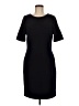 Mario Serrani Solid Black Casual Dress Size M - photo 1