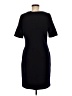 Mario Serrani Solid Black Casual Dress Size M - photo 2