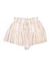 Cotton Candy LA 100% Rayon Stripes Ivory Shorts Size S - photo 1