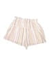 Cotton Candy LA 100% Rayon Stripes Ivory Shorts Size S - photo 2