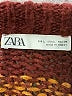 Zara Color Block Burgundy Pullover Sweater Size L - photo 7