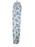 Unbranded Floral Blue White Casual Pants Size XXS (estimated) - photo 5