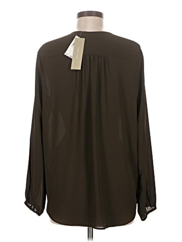 Joan Vass Long Sleeve Blouse (view 2)