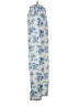 Unbranded Floral Blue White Casual Pants Size XXS (estimated) - photo 4