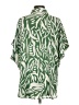 Hudson Gray 100% Polyester Tropical Green Kimono Size S - photo 2