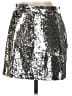 Milly Metallic Silver Formal Skirt Size 4 - photo 1