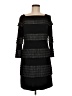 DM Donna Morgan Tweed Black Cocktail Dress Size 8 - photo 1
