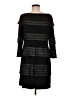 DM Donna Morgan Tweed Black Cocktail Dress Size 8 - photo 2