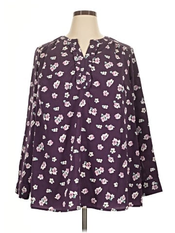 Lane Bryant Outlet Long Sleeve Blouse (view 1)