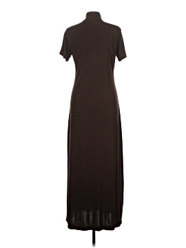 brown long bodycon dress Sabrina Mock Neck Mesh Bodycon Midi Dress main image 1
