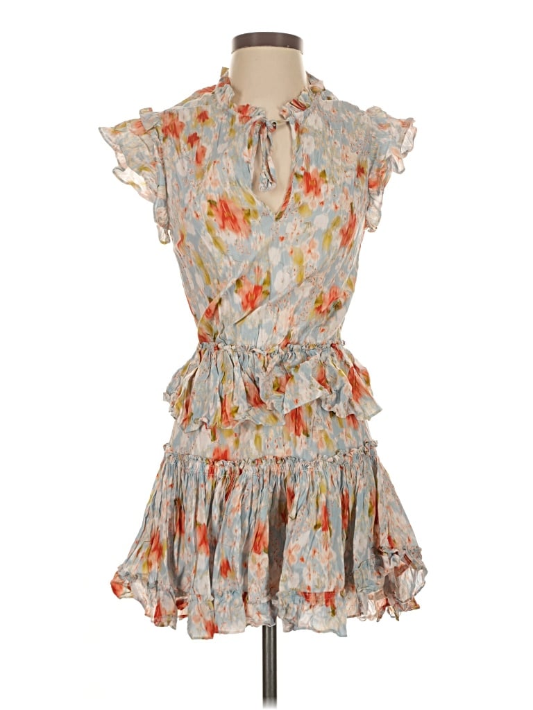 Pre-owned Misa Cocktail Dress In Gray