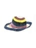 Hat Attack 100% Straw Burgundy Blue Sun Hat One size - photo 1