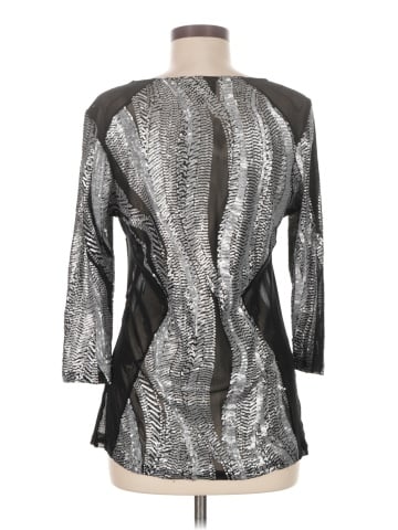 Lynn Ritchie Silver 3/4 Sleeve Top (view 2)