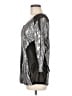 Lynn Ritchie Silver Silver 3/4 Sleeve Top Size M - photo 5