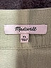 Madewell 100% Cotton Solid Green Romper Size XL - photo 3