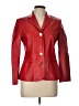 Ralph Lauren Black Label 100% Leather Red Blazer Size 10 - photo 1