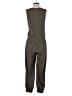 Express Solid Gray Jumpsuit Size XS - photo 2