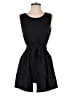 Elegantees Solid Black Romper Size XS - photo 1