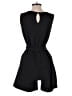 Elegantees Solid Black Romper Size XS - photo 2