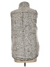 Thread & Supply 100% Polyester Gray Faux Fur Vest Size M - photo 2