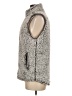 Thread & Supply 100% Polyester Gray Faux Fur Vest Size M - photo 5
