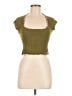 Solid & Striped Green Short Sleeve Top Size M - photo 1
