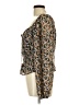 Lush 100% Polyester Black Long Sleeve Blouse Size L - photo 5