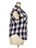 Jachs Girlfriend 100% Rayon Plaid Blue Short Sleeve Button-Down Shirt Size XXL - photo 4