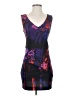 Bebe Graphic Purple Cocktail Dress Size XS - photo 1