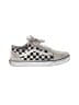 Vans Checkered-gingham Gray Ivory Sneakers Size 7 - photo 1
