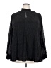 Lane Bryant Black Long Sleeve Blouse Size 22 - 24 Plus - photo 1