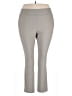Nic + Zoe Solid Gray Active Pants Size 16 - photo 1