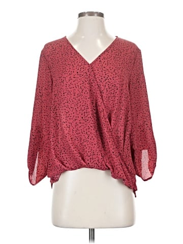 All in Favor 3/4 Sleeve Blouse (view 1)